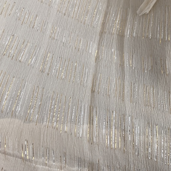 Rebecca Taylor Long Sleeve Lurex Clip Top - Picture 6 of 8